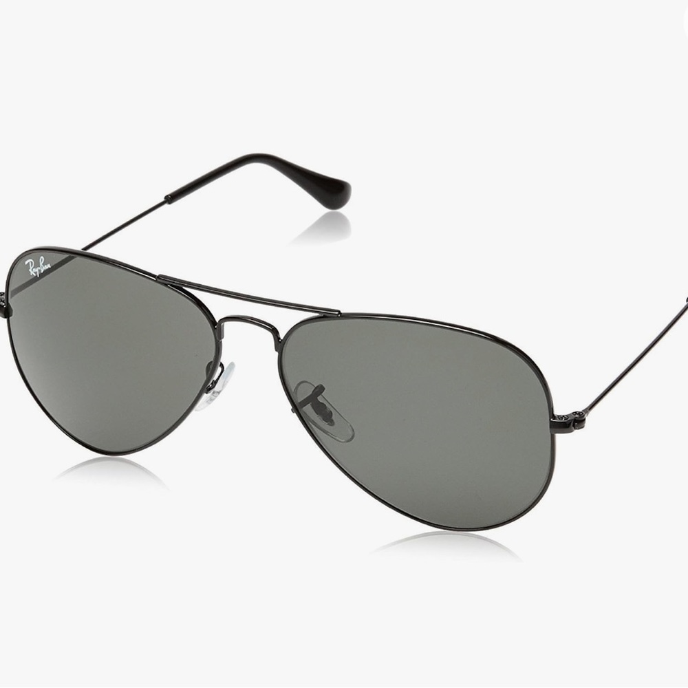 Ray Ban Rb3025 Aviators Sunglasses Black Nwot Gem